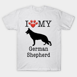 I love my German Shepherd T-Shirt